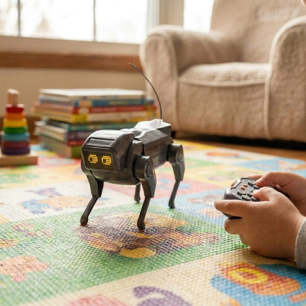 Perro Robot Inteligente con Mando a Distancia para Niños