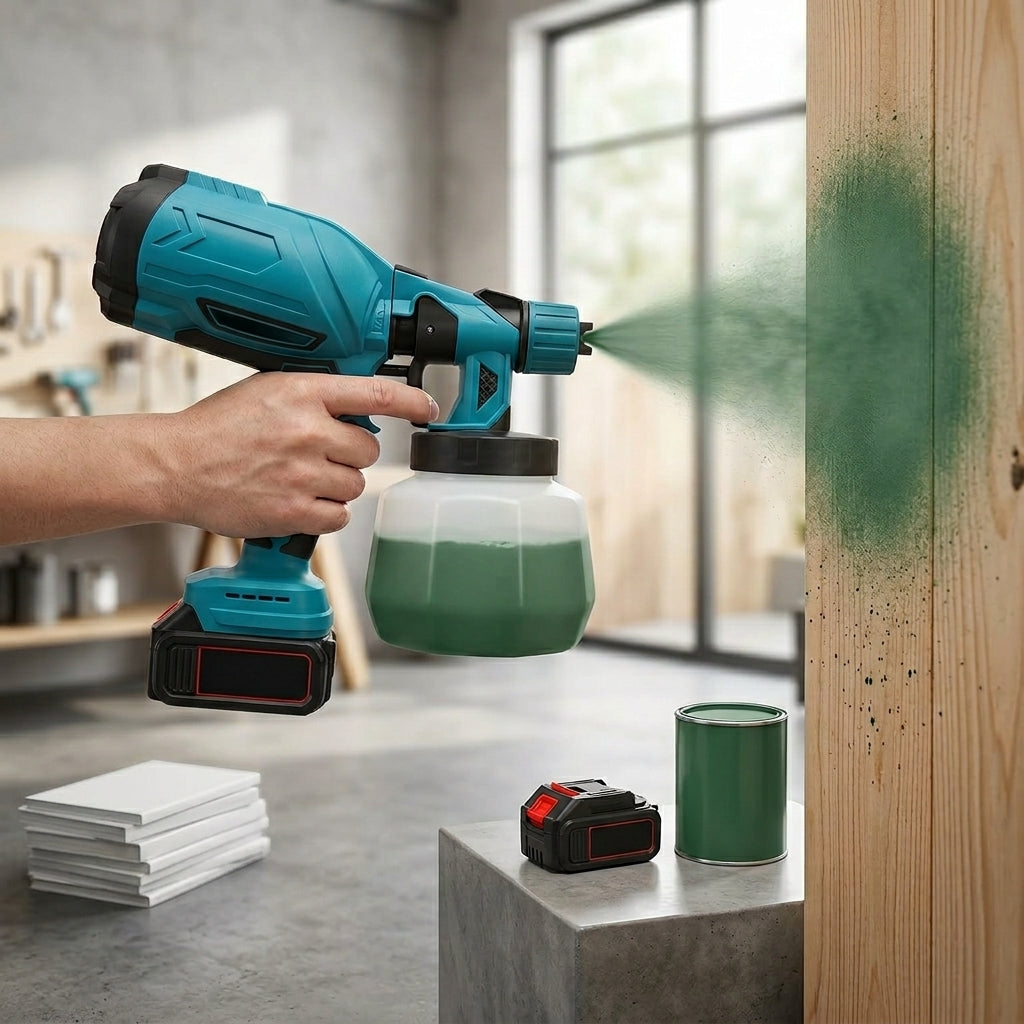 Pinty® Pistola de Pintura Eléctirca Inalámbrica con Doble Batería