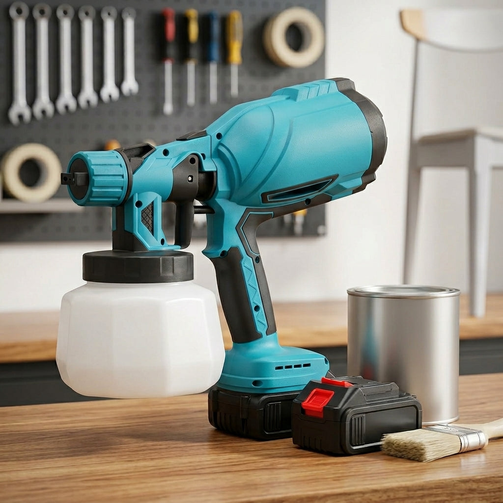 Pinty® Pistola de Pintura Eléctirca Inalámbrica con Doble Batería
