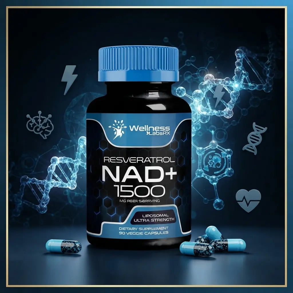 Suplemento Liposomal NAD+ con Resveratrol