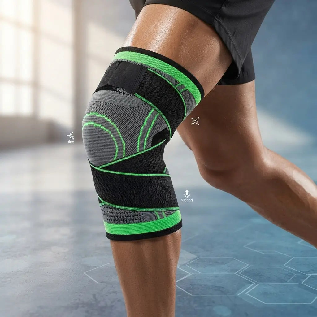 Rodillera Deportiva Ajustable para Aliviar el Dolor